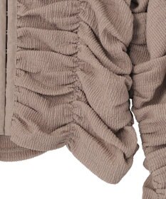 earth music&ecology フロントホックシャーリングトップス