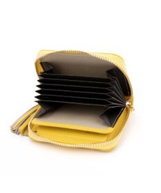 UNBILLION ペルケ perche / ドット型押し・ジャバラチャームウォレットショルダー