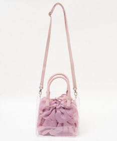 WEGO 巾着付きクリアショルダー