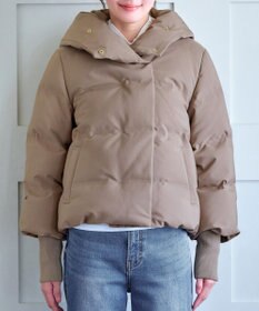 Tiaclasse 袖口リブデザインシームレスダウン