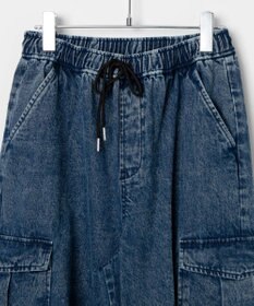 WEGO デニムパラシュートカーゴパンツ