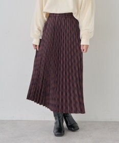 earth music&ecology すきな丈Ｔ／Ｒプリーツスカート