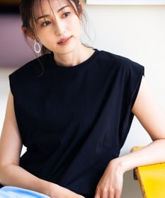 組曲 S 【洗える】バックパールフレアカットソー