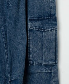 WEGO デニムパラシュートカーゴパンツ