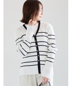Te chichi リブVネックカーディガン