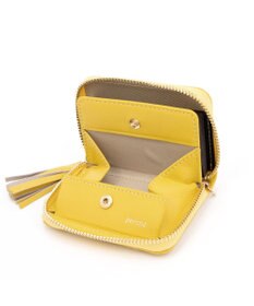 UNBILLION ペルケ perche / ドット型押し・ジャバラチャームウォレットショルダー