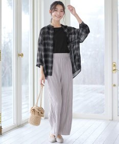 Tiaclasse シアーシャツ＋タンクトップセット（2点セット）