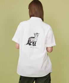 JOSEPH ABBOUD MOUNTAIN 【テーム・ヤルヴィモチーフ】バックデザイン 半袖シャツ