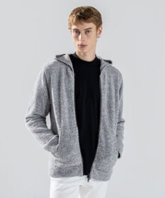 JOSEPH HOMME 【新素材】ジェントルフィットボア　ジップアップフーディー