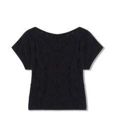 Chacott 【ノーソーイングニット】バレリーナネックコンパクトTシャツ