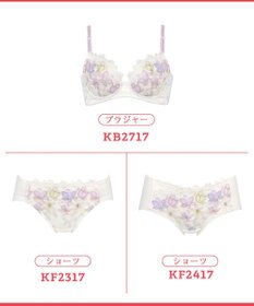 Wing 【後ろ姿きれいブラ】　背中の段差をスムージング　バストの脇流れをブロック　ウイング／ワコール　KB2717