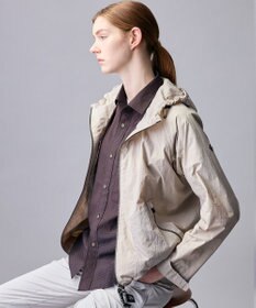 JOSEPH ABBOUD MOUNTAIN 【ナチュラルカラー/ストレッチ】ナイロンコンビガーメントダイパーカー