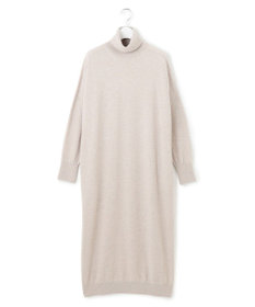 23区 S 【洗える】カシミヤブレンド タートルネック ニットワンピース