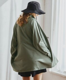 San-ai Resort（三愛水着楽園） 【WEB限定】5点セット バケットハット付きUVカット リブタンキニ+ラッシュガードセット水着【BeachQueen(ビーチクイーン）】