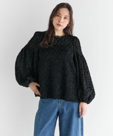 #Newans 【洗える】フィラッフィギャザースリーブブラウス