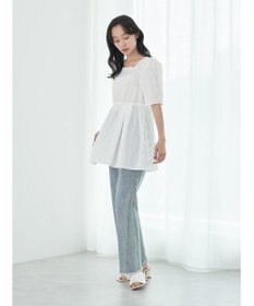 earth music&ecology スクエアネックチュニック