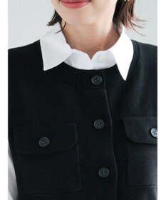 Te chichi ポケット付きニットベスト