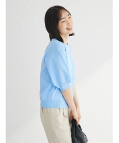 Green Parks パフ５分袖ニットプルオーバー