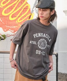 WEGO 【ユニセックス着用ITEM/SMLサイズ展開】ヴィンテージライクグラフィックT（SS）