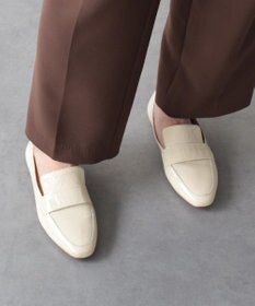 INTER-CHAUSSURES 【FABIO RUSCONI】モカデザインレザーシューズ