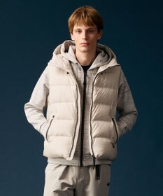 JOSEPH ABBOUD MOUNTAIN 【軽量/ソフト】ソフトダンボールニットジップパーカー