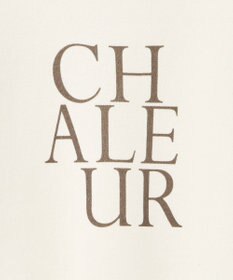 earth music&ecology 【洗濯機洗い可】スウェットライクロゴニットプルオーバー