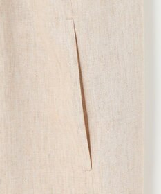 自由区 【カタログ掲載・接触冷感・UVカット・洗える】リネンミックスツィル ジレ