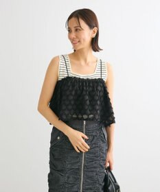 Green Parks ・ＥＬＥＮＣＡＲＥ　ＤＵＥフリンジジャカードビスチェ