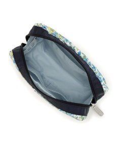LeSportsac RECTANGULAR COSMETIC/タペストリーフラワーブルー