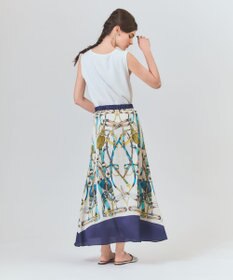 GRACE CONTINENTAL マリンスカーフロングスカート