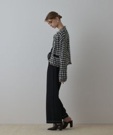 GRACE CONTINENTAL タックカーブパンツ