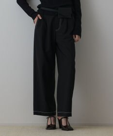 GRACE CONTINENTAL タックカーブパンツ