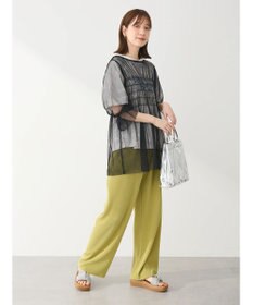 Green Parks チュールシャーリングチュニック