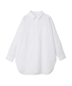 Green Parks 綿麻混オーバーサイズシャツチュニック