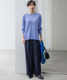 23区 L 【洗える】オータムシャイニー リラクシー ニット