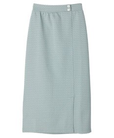 earth music&ecology シェブロン柄タイトスカート