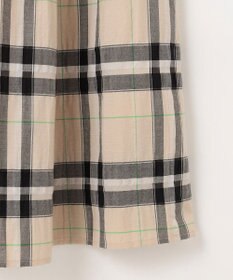 自由区 L 【カタログ掲載・洗える】シアーブライトチェック スカート