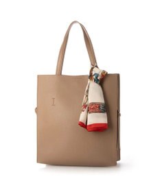 UNBILLION cachecache ビッグスカーフ付きサイド結びトート