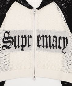 WEGO ラグランメッシュニットショートパーカー