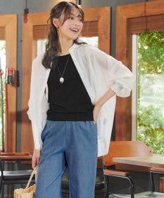 Tiaclasse シアーシャツ＋タンクトップセット（2点セット）