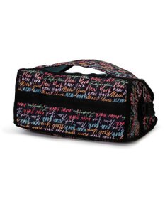 LeSportsac DELUXE MED WEEKENDER/NYCスクリプトブラック