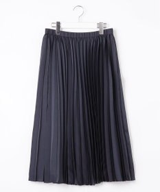 自由区 【WEB限定・洗える】ロイヤルサテンプリーツ スカート