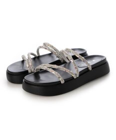 MODE ET JACOMO <carino>厚底ビジューサンダル