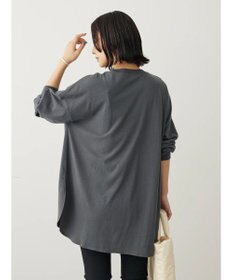 Green Parks ワンポイントカレッジロゴ裾ラウンドチュニック