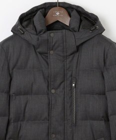 JOSEPH ABBOUD 【フード取り外し可】ライトメリノダウン ブルゾン