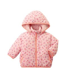 MIKI HOUSE HOT BISCUITS 【80-120cm】 裏ボアフリース リバーシブル総柄ジャンパー