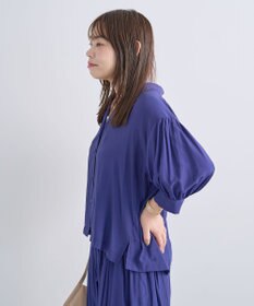 Green Parks 接触冷感シルキータッチローンオープンカラーシャツ