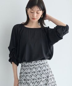 YECCA VECCA ホイップスリーブブラウス