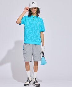 PW CIRCULUS 【MEN】ＤＯＶＥモチーフ ニットモックネック ゴルフ