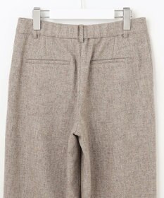 J.PRESS LADIES T/W シャブレーツイル セミワイド パンツ
